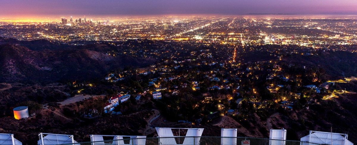 Hollywood Sign from Behind